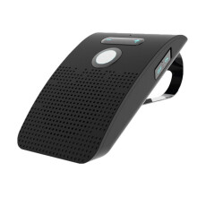 4.2 Handsfree Autokit Hifi Luidspreker 2W Draadloze Audio-Ontvanger MP3 Muziekspeler Ruisonderdrukkende Zonneklepclip