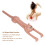 Cat Shaped Manual Back Scratcher - Handheld Massage Tool for Elderly, Plastic 4