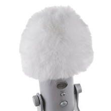 Plush Microphone Cover for Filter Wind Shield Noise Reduction Accessory for Condenser Microphones