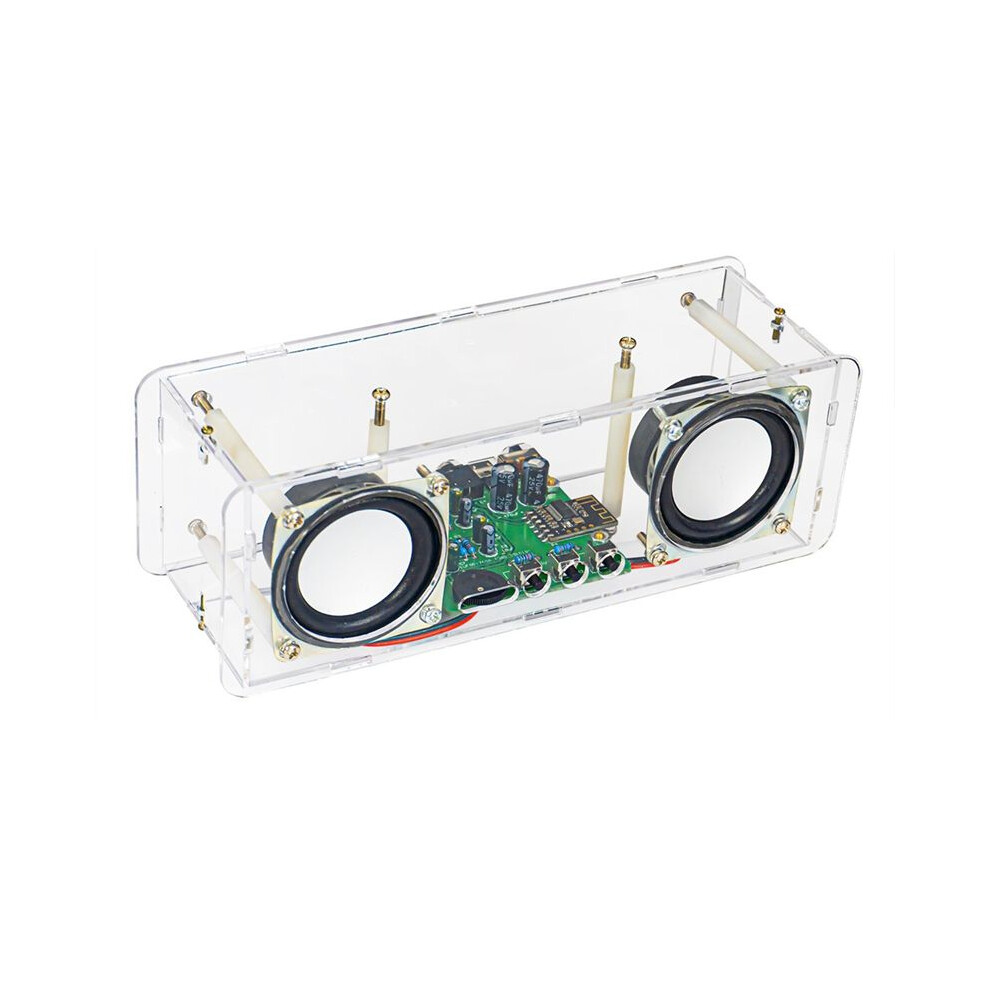 2-Channel Speaker Diy Kit Stereo Amplifier Board Electronic Products Assembly Welding Practice Part With Shell 6032001904616