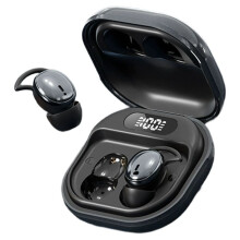Sleep Earbuds for Side Sleepers Box  Earphones with Digital Display  Earplugs Side Sleep Black