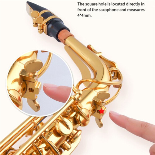 Adjustable Saxophone Microphone Clip Universal Holder Clamp Mount for Sax for Live Performances and Studio Recordings 2