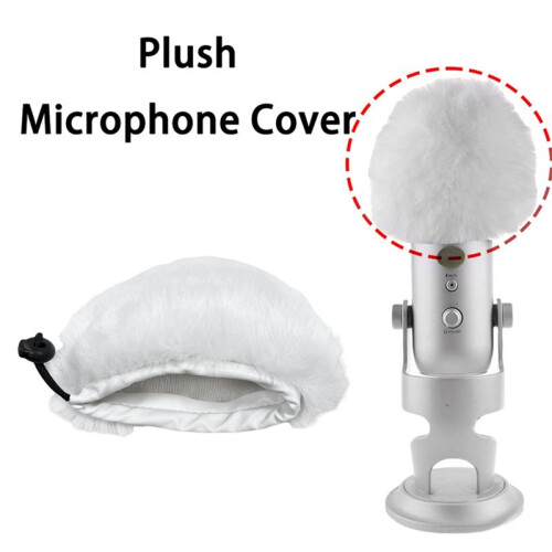 Plush Microphone Cover for    Filter Wind Shield Noise Reduction Accessory for Condenser Microphones 2