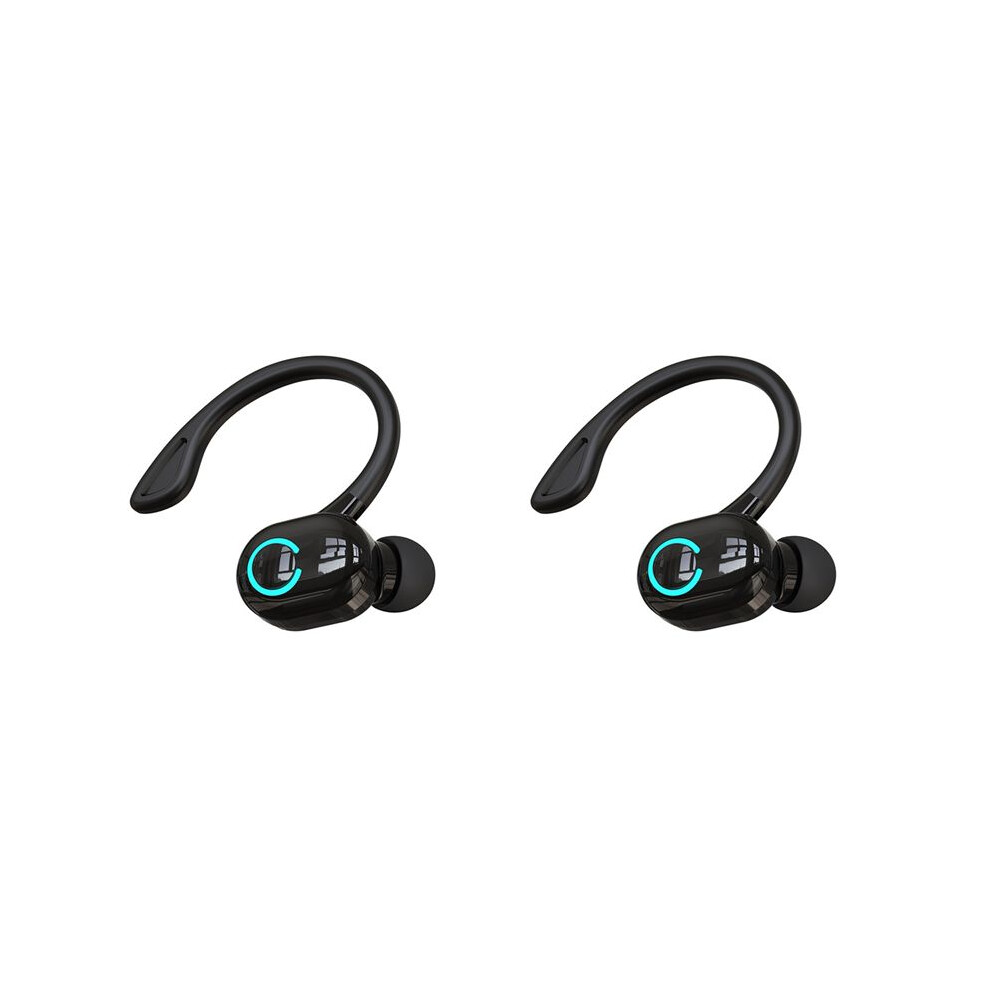 2X S10 Earphone Wireless 5.2 Ear-Mounted Hifi Stereo Voice Control Earphones Ipx With Microphone, Black 6032173193528