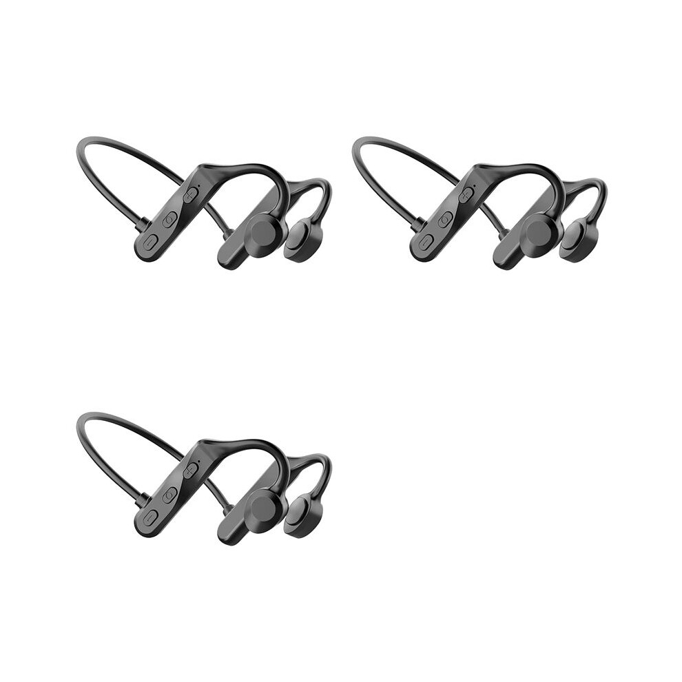 3X Bone Conduction Headphones Noise Cancelling Earphones Built In Mic Sweat Resistant Earphones For Sport Workouts 6034166090128