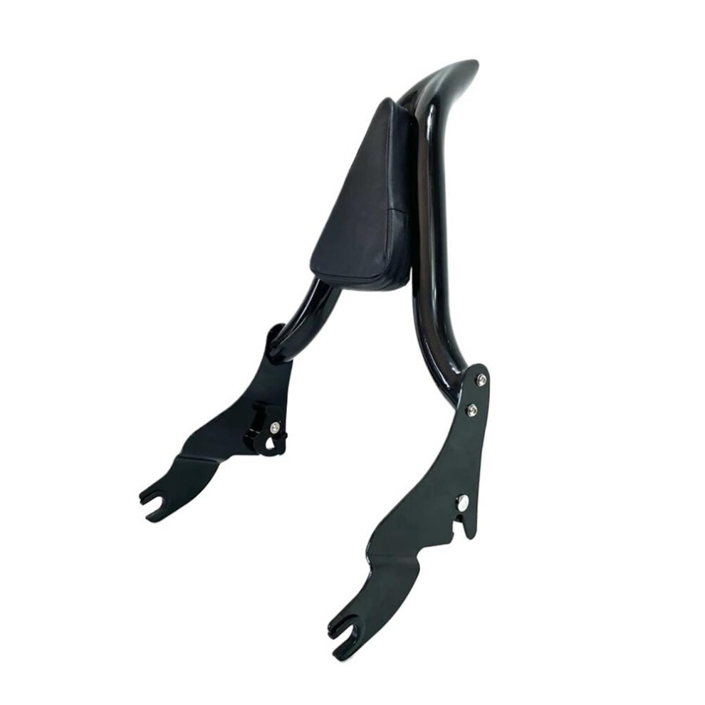 Passenger Backrest 22 Inch Detachable Sissy Bar For Harley Touring Street Glide 20092021 Black 9347817506778
