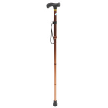 4-Section Aluminium Alloy Walking Stick for Elderly Adjustable Anti-Slip
