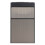 20 Pack USB Rechargeable Brushed Black Cigarette Case with Lighter 4