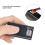 20 Pack USB Rechargeable Brushed Black Cigarette Case with Lighter 7