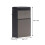 20 Pack USB Rechargeable Brushed Black Cigarette Case with Lighter 6