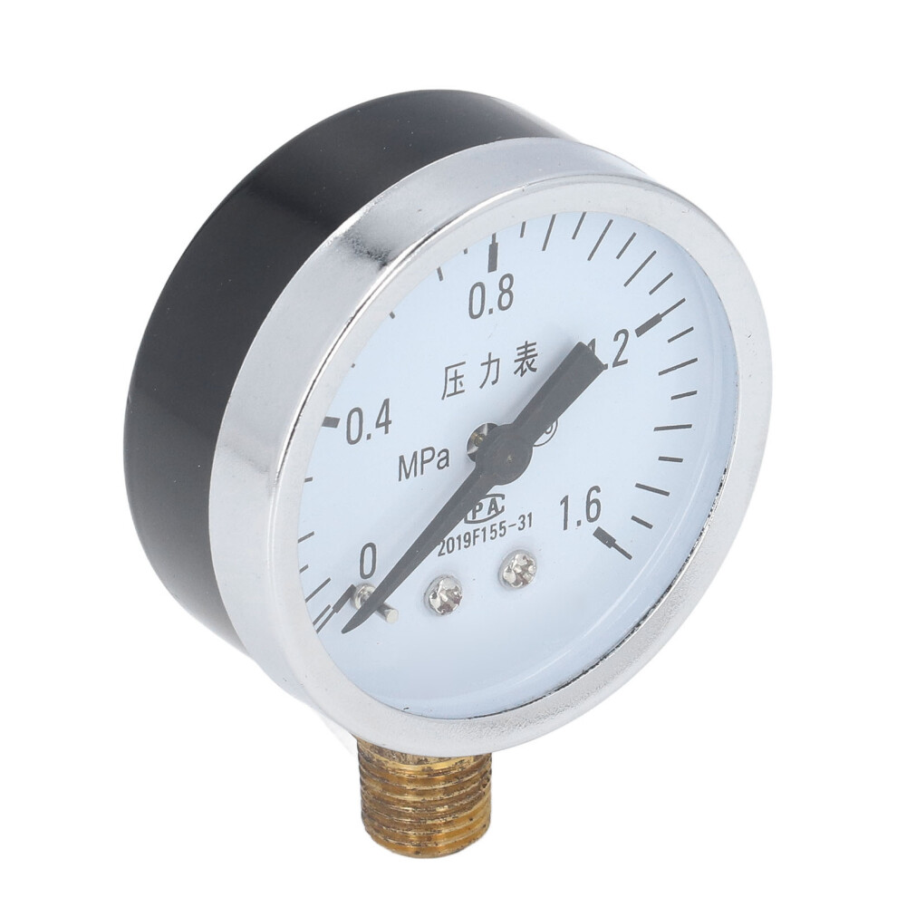 Transparent Dial Pressure Gauge 1/4 Npt -40 To 70 0 To 1.6Mpa Range 7601375577109