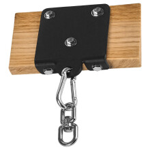 Punching Bag Mount With Rotating Hook For Ceiling, Heavy Duty Metal Frame, Easy Setup, Compatible With Standard Bags