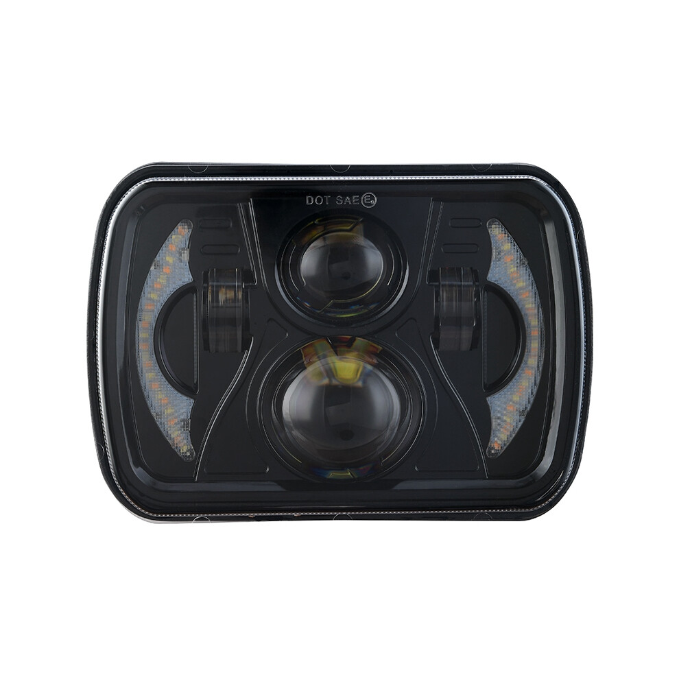 1Pcs H6054 7X6inch 5X7 Inch Led Projector Headlight Square Sealed For Plym Cherokee Xj Yj 6033534076610