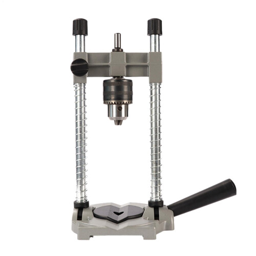 Electric Drill Holder, Handheld Stabilizer, 45Degree Adjustable Multi Angle Drill Positioning Tool, Drilling Accessory
