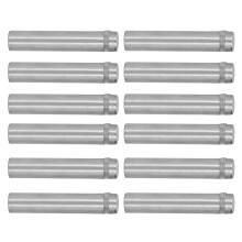 12PCS Stainless Steel Sign Mounting 12x60MM Standoff Screws with Anchors