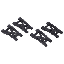 4 Stück RC-Federungsarme für HS 18301 18302 1/18 Auto, Schwarz, 48x27mm