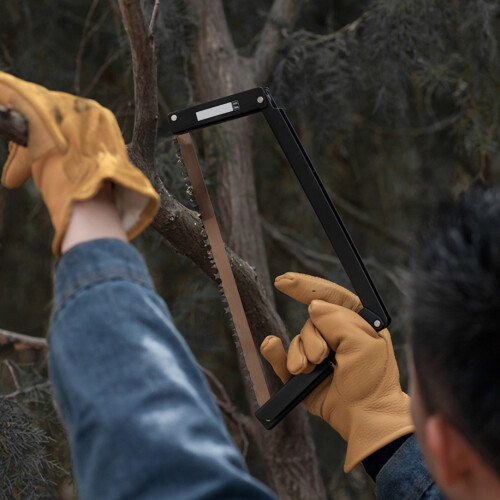 Portable Folding Handsaw, 320mm Blade, Black or Silver