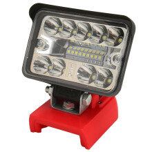 3in LED Rechargeable Work Light 54W 2800lm Square 18PCS