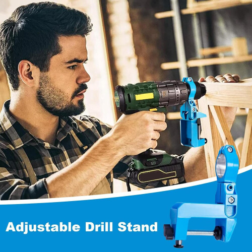 Electric Drill Holder Adjustable Metal Multifunctional Compatible With Many Drill Models 1