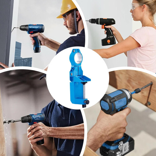Electric Drill Holder Adjustable Metal Multifunctional Compatible With Many Drill Models 2