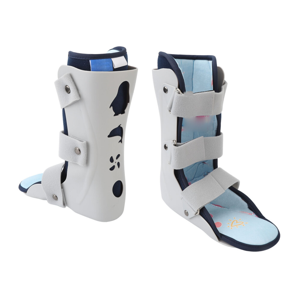 Kids Ankle Brace Breathable Adjustable Support for Injured Foot & Injury Prevention