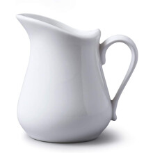 Elegant White Ceramic Gravy Jug 250ml for Sunday Roast and Christmas, Microwave Dishwasher Safe