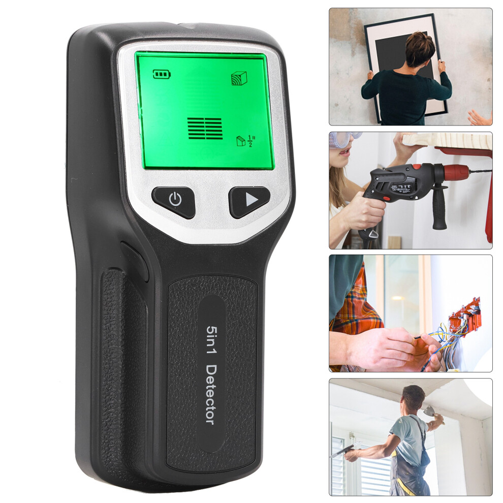 Hd Lcd Stud Finder Wall Scanner Sensor 5 Modes For Wood Ac Wire Detection 8091375583221