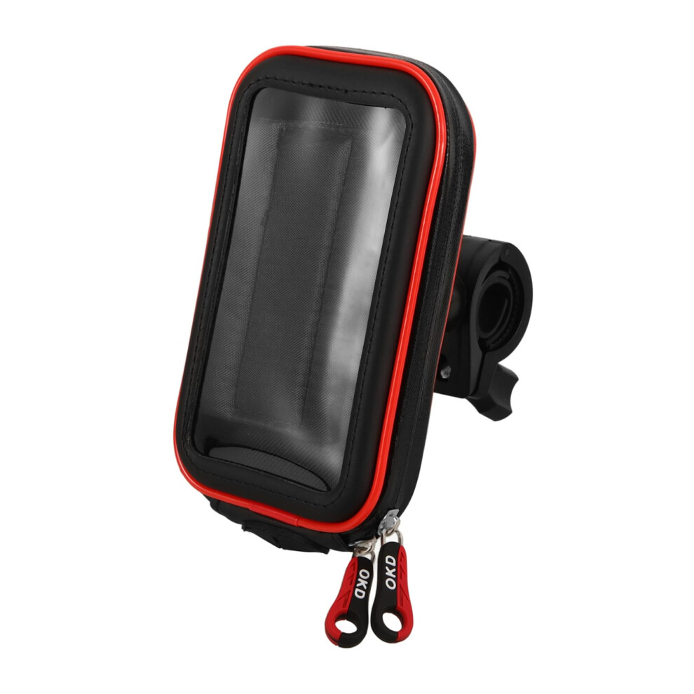 Motorcycle Phone Mount With Waterproof Touchscreen Pouch And Secure Clamp For Bikes And Scooters 9347817508628