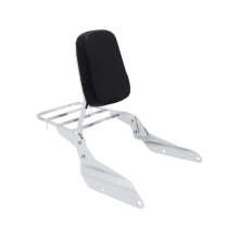 Motorcycle Backrest Sissy Bar with Cushion for Honda Magna VF250 VF750 19942007 LongDistance Comfort