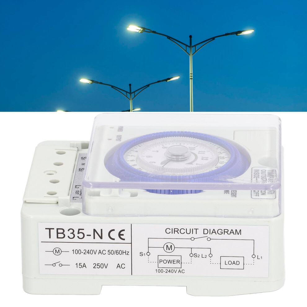 24-Hour Mechanical Timer For Light & Oven With Ac 100-240V Controller Accessory 3131375585292