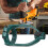 Square Hole Drill Attachment Bracket For Bench Drill And Hand Drill Jig, NonSlip Fixing Bracket Green 2