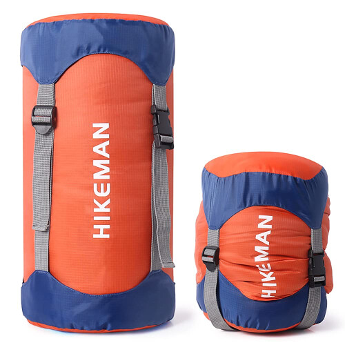 Water Ultralight Sleeping Bag Stuff Sack with Adjustable Straps, Durable Polyester for Camping Hiking Backpacking Storage