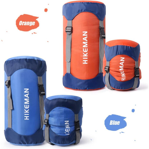 Water Ultralight Sleeping Bag Stuff Sack with Adjustable Straps, Durable Polyester for Camping Hiking Backpacking Storage 1