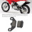 Rustproof Brake Pads for 50cc to 140cc Dirt Bikes - Chamfered 7