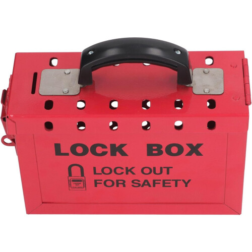 Lockout Tagout Box Stainless Steel RustResistant LargeCapacity Ergonomic Handle 2