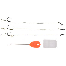 Heavy-Duty Steel Leaders Fishing Wire For Carp Live Bait Rig Strong Intensity Stainless Steel Wire Leader Easy Installation And Use Suitable For Carp