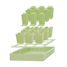 Plant Germination Starter Tray 9Cell Removable Cells With Humidity Dome Green 22.5 cm DualUse Handles