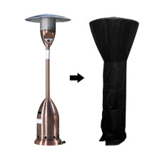 Patio Heater Cover Waterproof Outdoor Gas Pyramid Protector with Reflector Shield and Zipper