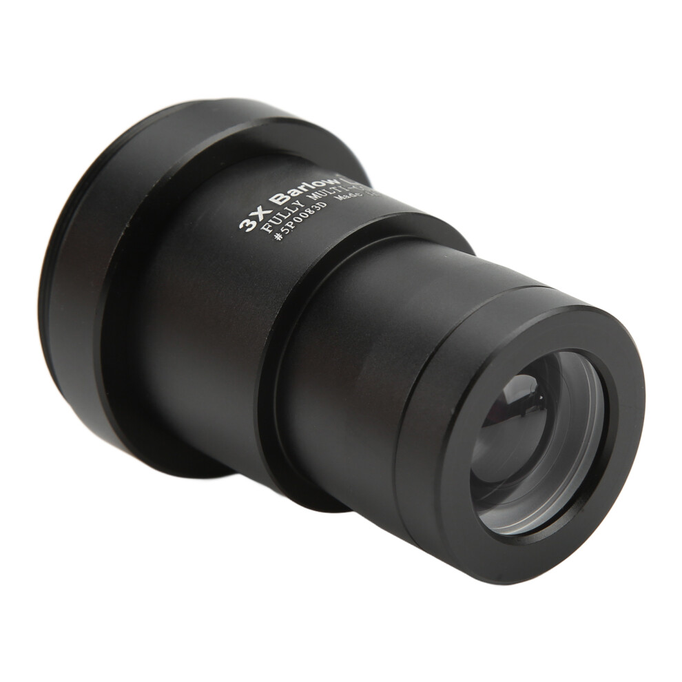 3X Magnification Lens 1.25In Aluminum Alloy Optical For Landscape & Astronomy 7671375591856