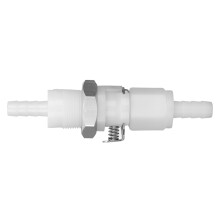 Plastic Quick Disconnect Fittings with Check Valve for Homebrewing and Beverage Systems, High Speed Connectors with Shut Off Technology