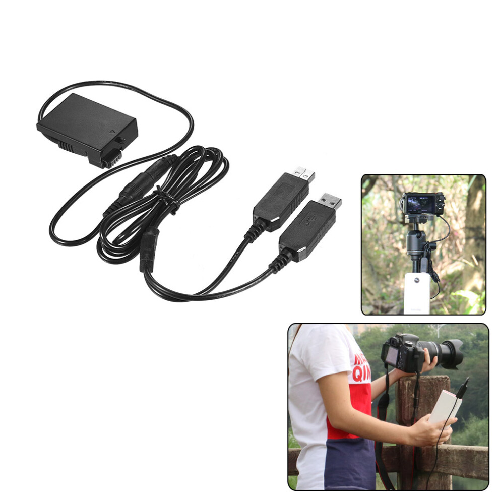 Andoer Lp-E8 Dc-Koppler Usb-Netzteil Dummy-Akku 7592057577732