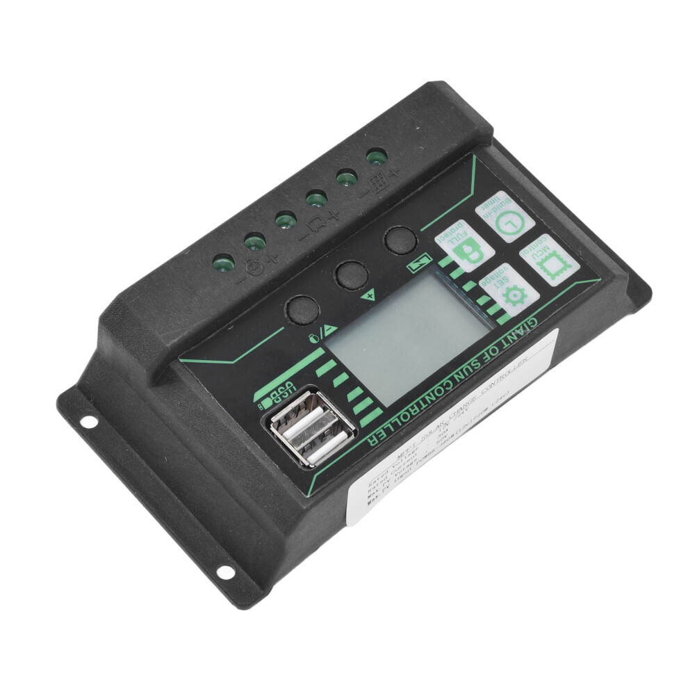 30A Solar Charge Controller Pwm With Lcd And Dual Usb For Panels 3101375595478