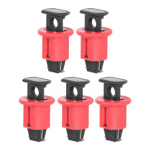 Circuit Breaker Lockout 5 Pack with Shockproof Insulation, Industrial Grade Electrical Lockout Device