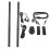 Electronic Air Drum Kit, Bluetooth MIDI Function, High-Quality Sound Effects, Noise-Free Drumming for Beginners & Pros 1