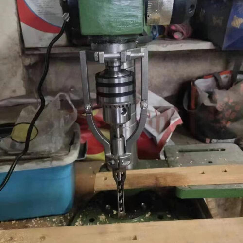 DIY Square Hole Drill Fixed Bracket For Drill Machine AllSteel Casting, Sturdy Drill Attachment 2