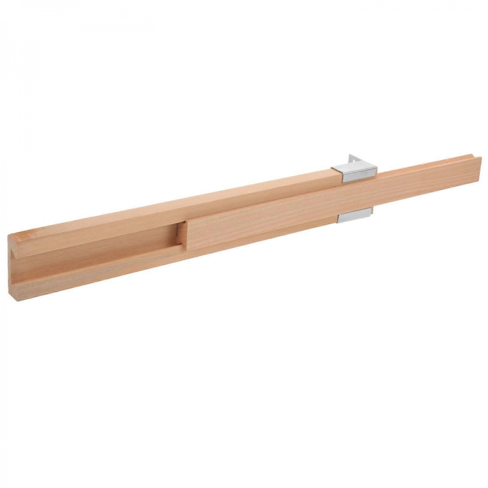 Brown40.00x5.00x4.10cmdrawer Slide Wooden Cabinet Rail Cupboard Track Guide Replacement Dresser Slide For Home Improvement 1 Set 7057162715795