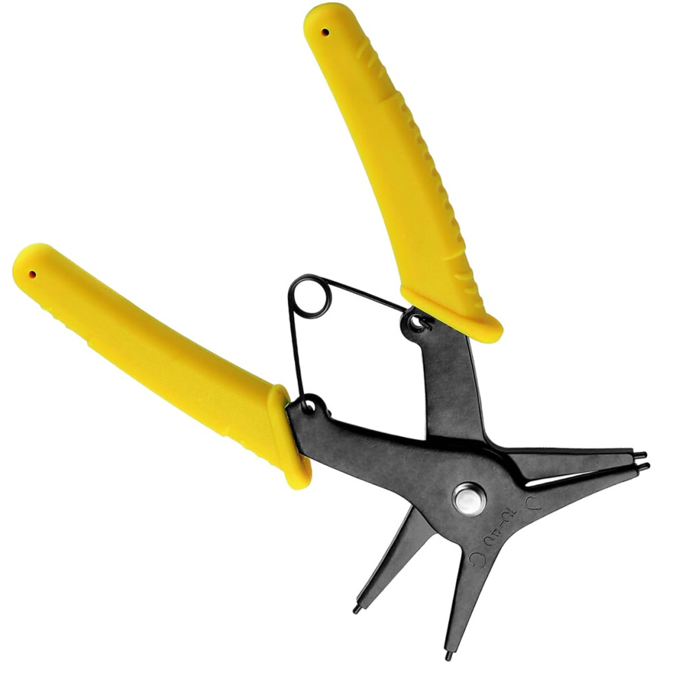 Dual Purpose Snap Ring Pliers 2 In 1 Internal And External Circlip Pliers With Ergonomic Antislip Grip 9347817511307