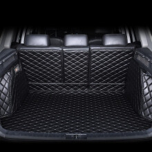 Trunk Mat for Audi Q8 20182023 Custom Fit Nonslip Leather Full Cargo Coverage Boot Liner Black