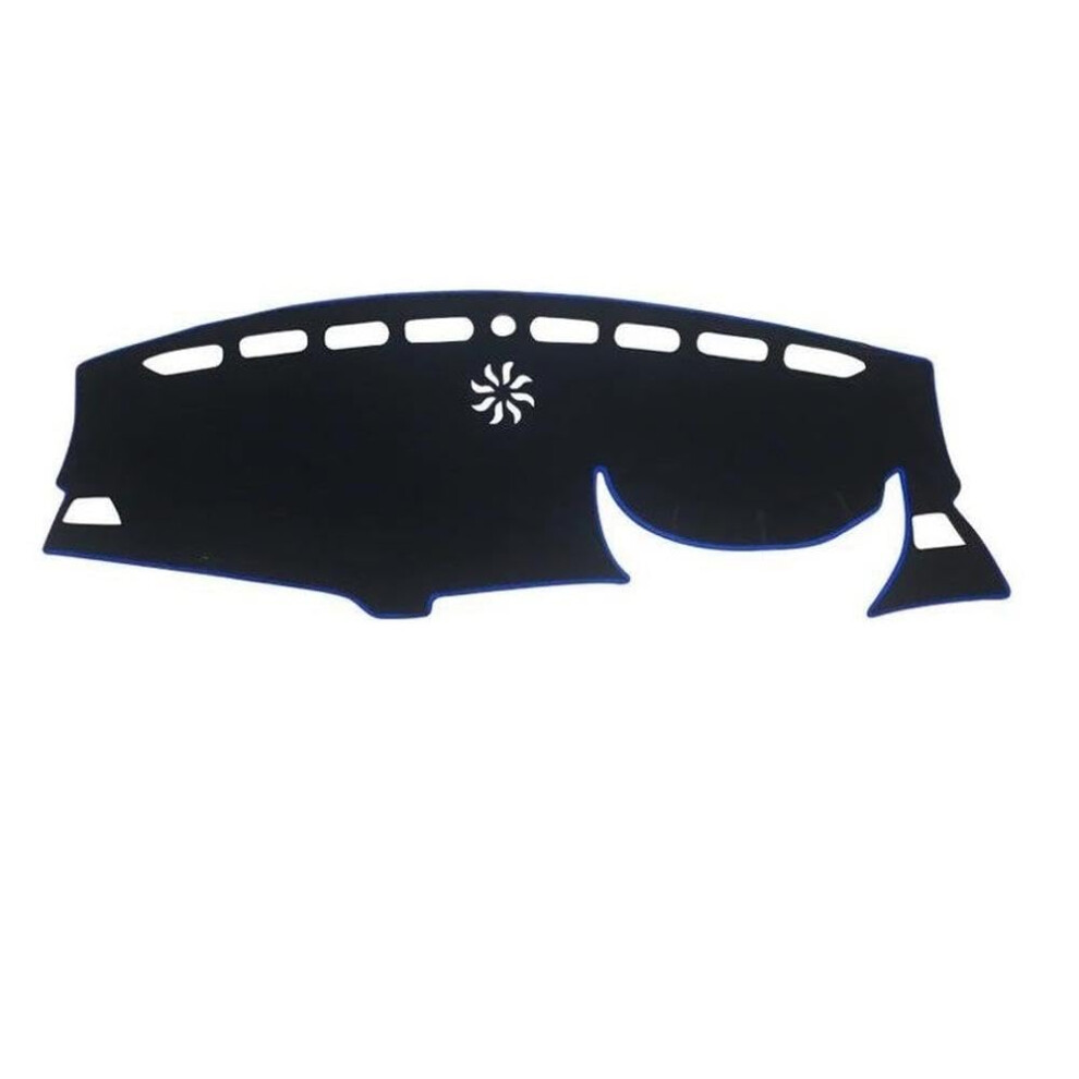 Dashboard Cover Mat, Ecofriendly Wearresistant Protector For Peugeot 3008 5008 Gt Hybrid Rhd Blue 9199774073486