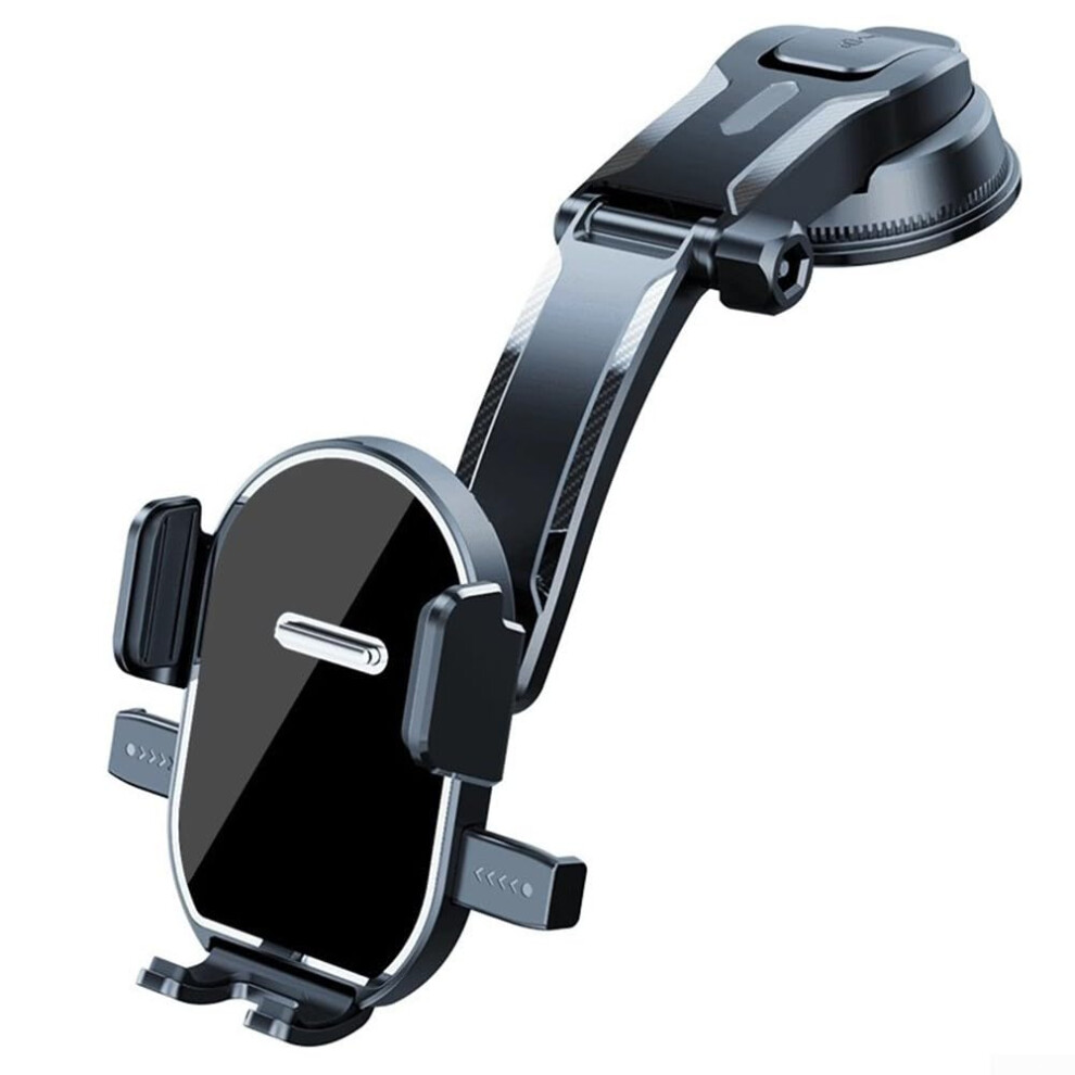 Car Phone Holder With Long Arm Suction Cup Mount For Secure Onehand Use And Universal Fit 9347817511598